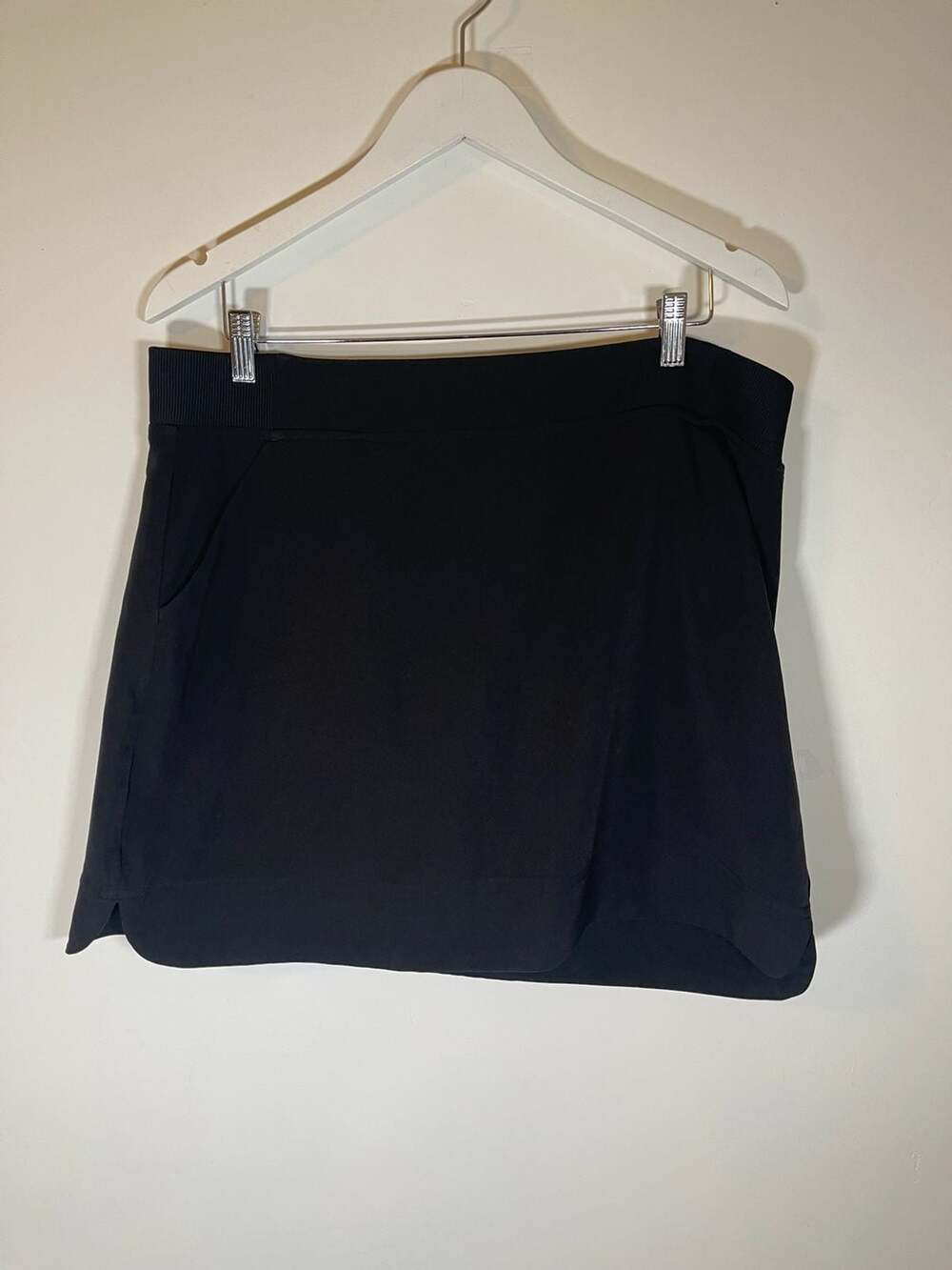 32 Degrees Cool Women's Performance Active Skort with Inner Shorts Black Size L